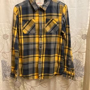 Urban pipeline flannel shirt boys extra-large